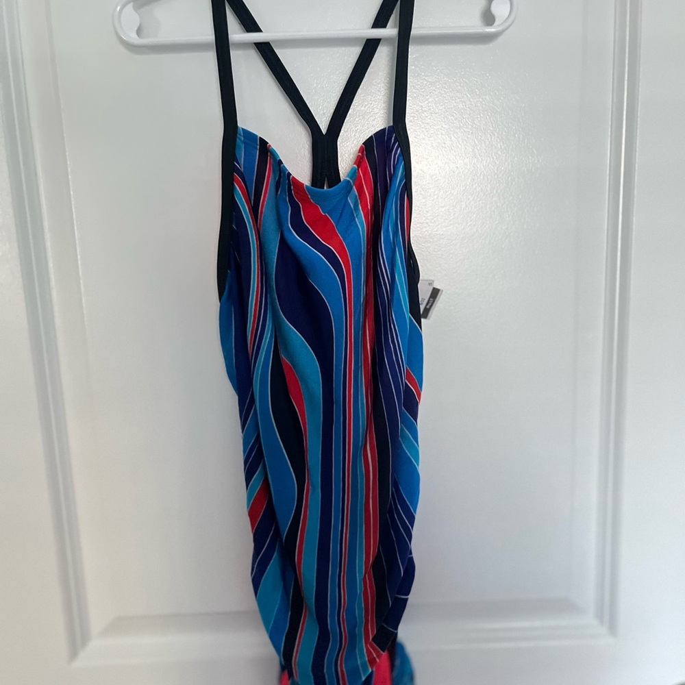 Speedo Vibrant Blue and Red Swimwear